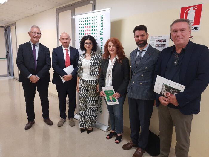 Da sinistra Luca Baldino, Massimo Dominici, Stefania Pipitone, Stefania Ferretti, Pasquale Rescigno e Roberto Sabbatini