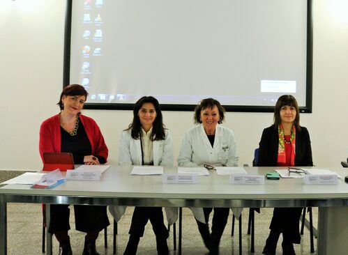 Da sinistra: Raffaella Iuvara, Maria Cristina Soccorsi, Elisabetta Bertellini, Elda Longhitano