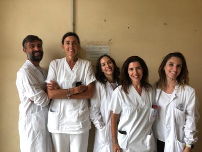 Renata Menozzi e il proprio team