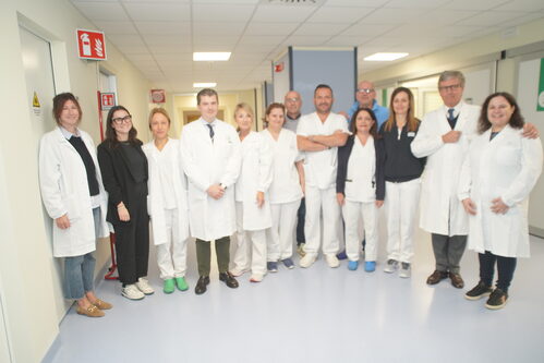 Una parte dell'equipe