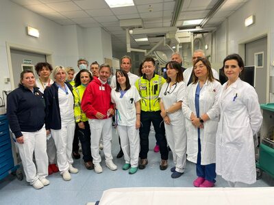 Il Team Emergenze di Modena salva un uomo colpito da aneurisma 