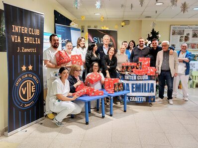 La donazione dell'Inter Club Via Emilia “Javier Zanetti”
