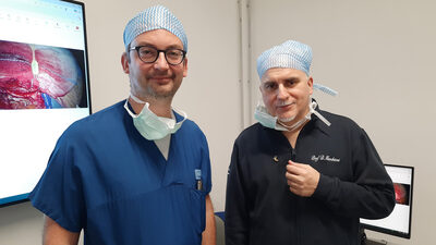 Davide Soloperto, a sinistra, e Daniele Marchioni